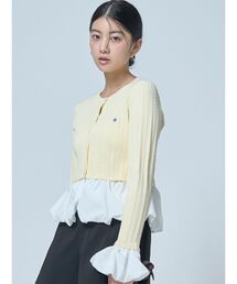 POLO BCS（ポロ ビーシーエス）の「【POLO BCSコラボ】バルーンケーブルニットカーディガン【秋服】（カーディガン/ボレロ）」