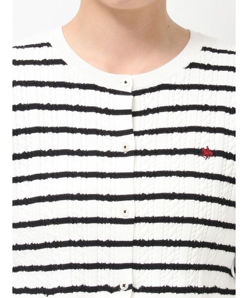 LAGUNAMOON(ラグナムーン)の「【POLO BCSコラボ】バルーンケーブルニットカーディガン(カーディガン/ボレロ・レディース・チャコールグレー/ブラウン/その他1/レッド/ネイビー・FREE)」の21枚目の写真