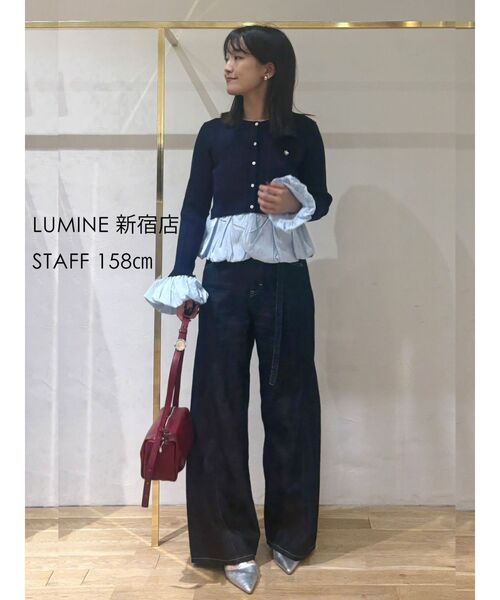 POLO BCS(ポロ ビーシーエス)の「【POLO BCSコラボ】バルーンケーブルニットカーディガン【秋服】(カーディガン/ボレロ・レディース・チャコールグレー/ブラウン/その他1/レッド/ネイビー・FREE)」の21枚目の写真