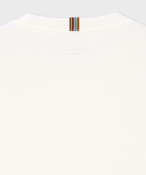Paul Smith(ポールスミス)の「【ラウンジウェアー】“Signature Stripe” クルーネックTシャツ【853416 7393A】(Tシャツ/カットソー・メンズ・ホワイト/ブラック・LARGE/MEDIUM)」の4枚目の写真