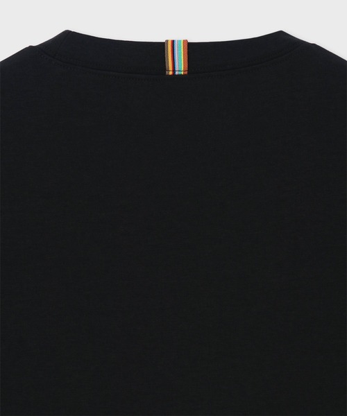 Paul Smith(ポールスミス)の「【ラウンジウェアー】“Signature Stripe” クルーネックTシャツ【853416 7393A】(Tシャツ/カットソー・メンズ・ホワイト/ブラック・LARGE/MEDIUM)」の6枚目の写真
