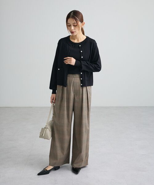 Green Parks(グリーンパークス)の「シーンレスパンツ(チェック)(その他パンツ・レディース・その他9/チェック・M/L)」の11枚目の写真