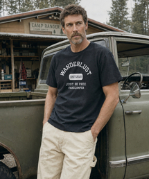 ワンダリスト 半袖Tシャツ [メランジェグレー]