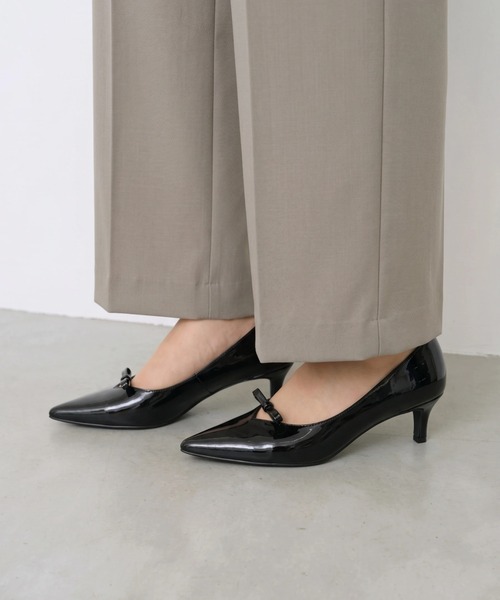 Launa lea(ラウナレア)の「【26秋冬】ミニリボンポインテッドトゥパンプス(0637)(パンプス・レディース・ブラック/グレー系その他/アイボリー/ワイン・22.0cm/22.5cm/23.0cm/23.5cm/24.0cm/24.5cm/25.0cm)」の11枚目の写真