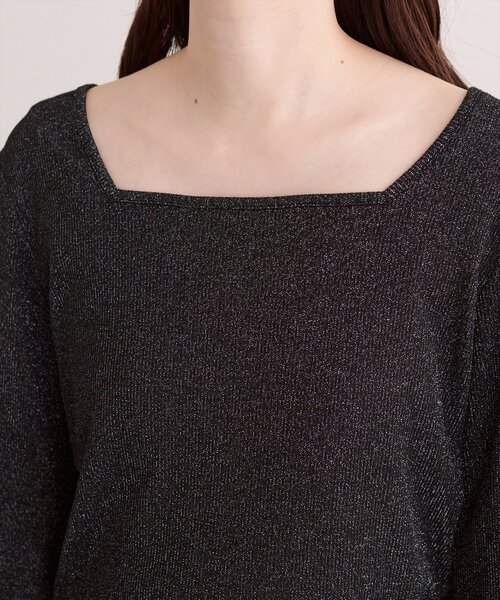 natural couture(ナチュラルクチュール)の「前後2WAYプルオーバー(Tシャツ/カットソー・レディース・シルバー/ブラック/グレイッシュベージュ・FREE)」の22枚目の写真