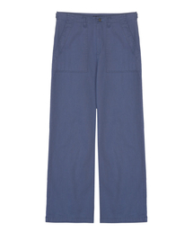 PATCH POCKET WIDE PANTS_BLUE