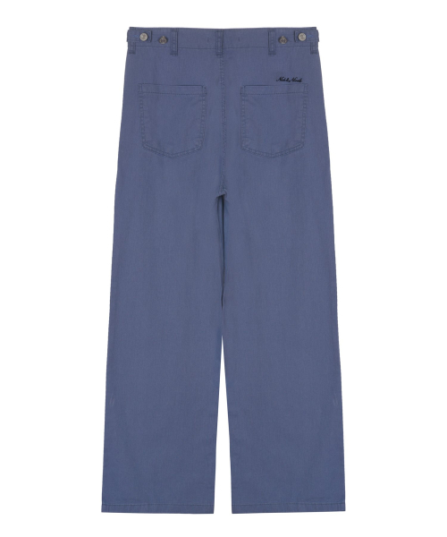 NICK&NICOLE（ニックアンドニコール）の「PATCH POCKET WIDE PANTS_BLUE（その他パンツ・レディース・その他・FREE）」の2枚目の写真