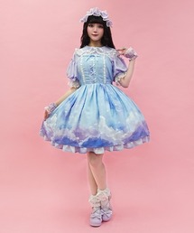 Chalmiere（シャルミエール）の「星空柄ジャンパースカート（ワンピース）」