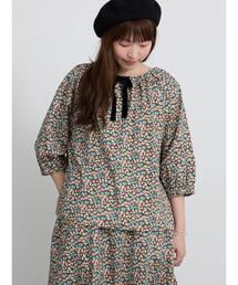 【LIBERTY FABRICS】Floralia柄前後着ブラウス