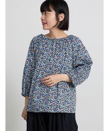 【LIBERTY FABRICS】Floralia柄前後着ブラウス