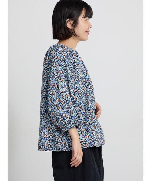 TSUHARU by Samansa Mos2(ツハルバイサマンサモスモス)の「【LIBERTY FABRICS】Floralia柄前後着ブラウス(シャツ/ブラウス・レディース・ブルー/レッド・F)」の19枚目の写真