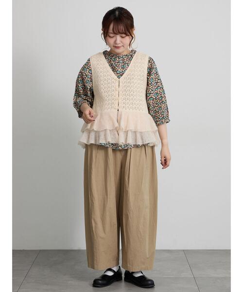 TSUHARU by Samansa Mos2(ツハルバイサマンサモスモス)の「【LIBERTY FABRICS】Floralia柄前後着ブラウス(シャツ/ブラウス・レディース・ブルー/レッド・F)」の22枚目の写真