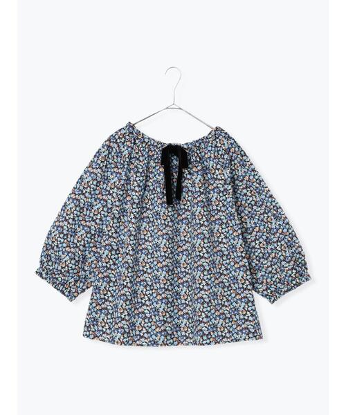 TSUHARU by Samansa Mos2(ツハルバイサマンサモスモス)の「【LIBERTY FABRICS】Floralia柄前後着ブラウス(シャツ/ブラウス・レディース・ブルー/レッド・F)」の10枚目の写真