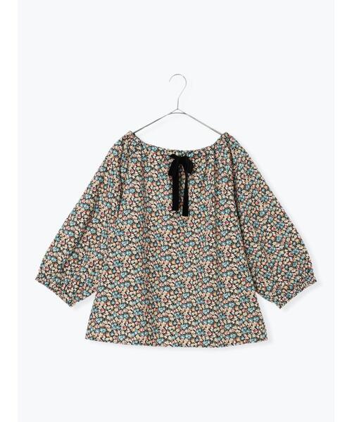 TSUHARU by Samansa Mos2(ツハルバイサマンサモスモス)の「【LIBERTY FABRICS】Floralia柄前後着ブラウス(シャツ/ブラウス・レディース・ブルー/レッド・F)」の11枚目の写真