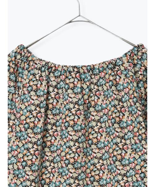 TSUHARU by Samansa Mos2(ツハルバイサマンサモスモス)の「【LIBERTY FABRICS】Floralia柄前後着ブラウス(シャツ/ブラウス・レディース・ブルー/レッド・F)」の6枚目の写真