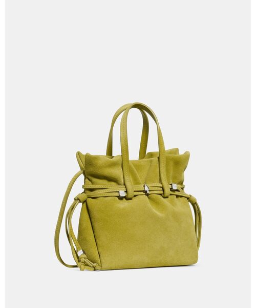 kate spade new york（ケイトスペード ニューヨーク）の「リオ スエード ミニ トート バッグ（ショルダーバッグ・レディース・グリーン・ONESIZE）」の5枚目の写真