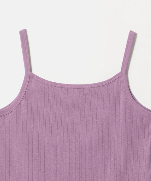 Healthknit（ヘルスニット）の「【別注】＜Healthknit＞レイヤード プルオーバーカットソー（Tシャツ/カットソー・レディース・オフホワイト/ダークブラウン/パープル・FREE）」の9枚目の写真