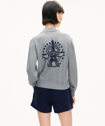 94RWS KENZO EIFFEL TOWER DESIGN CARDIGAN