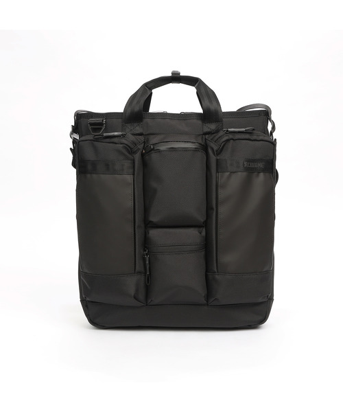 CHROME（クローム）の「［ CHROME / クローム ］AXCEL TOTE MESSENGER SM BK_BLACK / アクセル トート メッセンジャー バッグ スモール ブラック 耐水 容量：16L 完全防水ポケット 16インチPC収納（トートバッグ・メンズ・ブラック・FREE）」の4枚目の写真