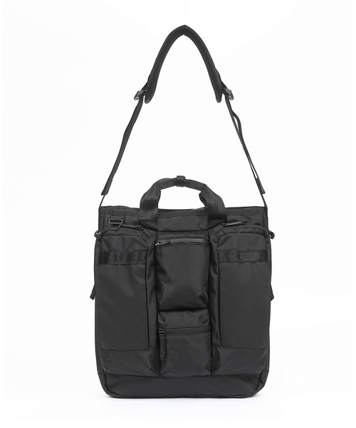 CHROME（クローム）の「［ CHROME / クローム ］AXCEL TOTE MESSENGER SM BK_BLACK / アクセル トート メッセンジャー バッグ スモール ブラック 耐水 容量：16L 完全防水ポケット 16インチPC収納（トートバッグ・メンズ・ブラック・FREE）」の2枚目の写真