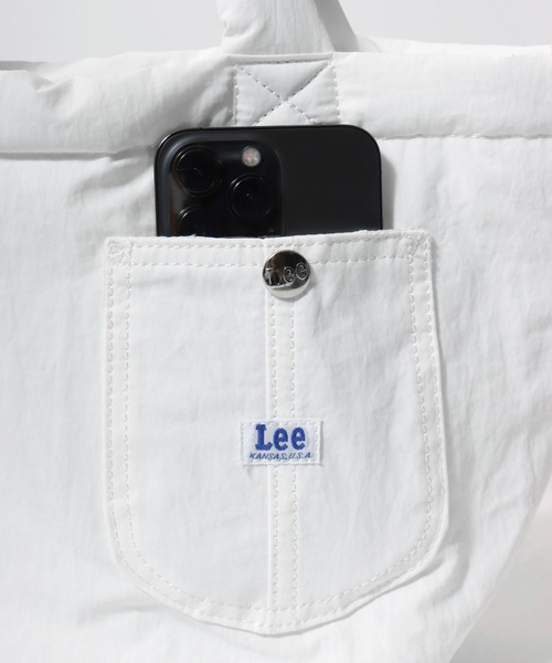 Lee(リー)の「Lee(リー)パファーミニポケット トートバッグ / ミニトートバッグ(トートバッグ・レディース・オフホワイト/ブラウン/ブラック・FREE)」の16枚目の写真