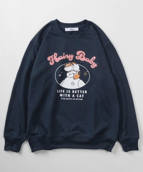 Disney（ディズニー）の「【71】【Disney/ディズニー】ニック・ワイルド/ズートピア/ベイマックス/裏毛 プリント スウェット/トレーナー/キャラクター/レディース（S）（スウェット・レディース・オートミール/グレー/ブラウン/ネイビー・L/M）」の7枚目の写真