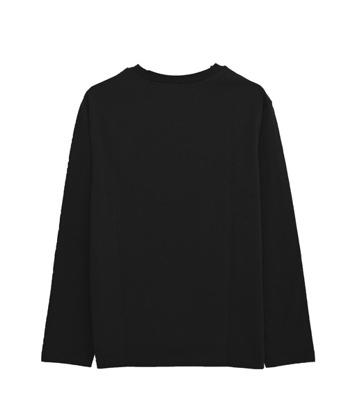 DAESE TOKYO(デセトウキョウ)の「レースロゴ刺繍ロンT(Tシャツ/カットソー・レディース・チャコールグレー/オフホワイト/ブラック・FREE)」の9枚目の写真