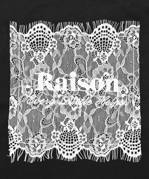 DAESE TOKYO(デセトウキョウ)の「レースロゴ刺繍ロンT(Tシャツ/カットソー・レディース・チャコールグレー/オフホワイト/ブラック・FREE)」の15枚目の写真