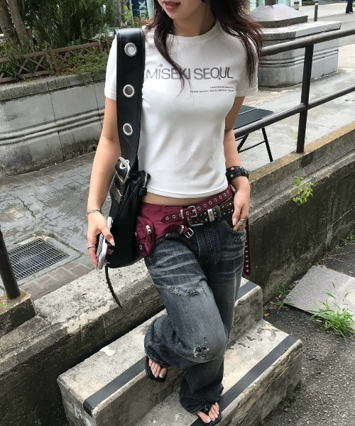 Never mind the XU / Chikashitsu+(ネバーマインド ザ エックスユー / チカシツプラス)の「【Chikashitsu +】faded wide-leg denim pants / 【チカシツプラス】フェードワイドレッグデニムパンツ(デニムパンツ・メンズ・ネイビー・L/M/S)」の8枚目の写真