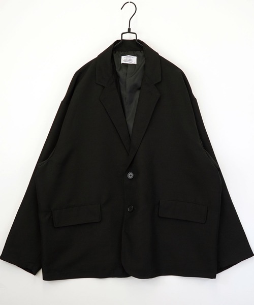 L'atelier(ラトリエ)の「ルーズシルエット モード ワイドジャケット(テーラードジャケット・メンズ・ブラック/ネイビー/グレー・M/L)」の10枚目の写真