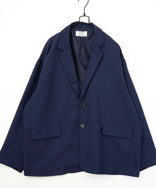 L'atelier(ラトリエ)の「ルーズシルエット モード ワイドジャケット(テーラードジャケット・メンズ・ブラック/ネイビー/グレー・M/L)」の16枚目の写真