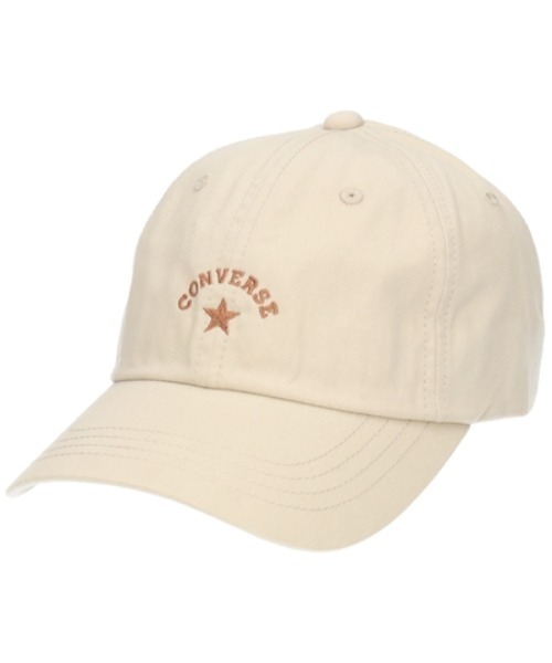CONVERSE(コンバース)の「CONVERSE/コンバース BASIC 6P CAP(キャップ・レディース・ブラック/ホワイト/ベージュ/ピンク/ミント・56-58cm)」の3枚目の写真