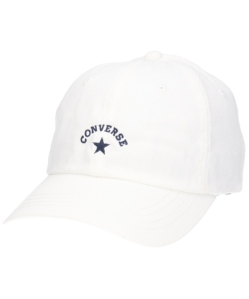 CONVERSE(コンバース)の「CONVERSE/コンバース BASIC 6P CAP(キャップ・レディース・ブラック/ホワイト/ベージュ/ピンク/ミント・56-58cm)」の1枚目の写真