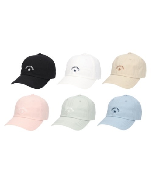 CONVERSE(コンバース)の「CONVERSE/コンバース BASIC 6P CAP(キャップ・レディース・ブラック/ホワイト/ベージュ/ピンク/ミント・56-58cm)」の15枚目の写真