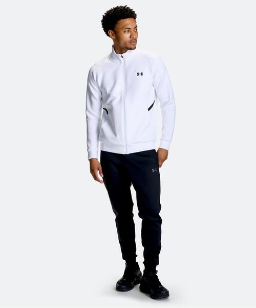 UNDER ARMOUR(アンダーアーマー)の「UAアーマーニット ジャケット(トレーニング/メンズ)(ジャージ・メンズ・ホワイト・M/L/XL/2XL)」の3枚目の写真