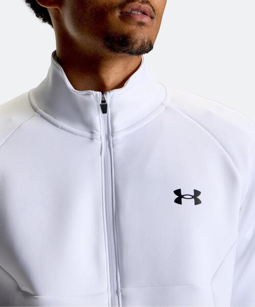 UNDER ARMOUR(アンダーアーマー)の「UAアーマーニット ジャケット(トレーニング/メンズ)(ジャージ・メンズ・ホワイト・M/L/XL/2XL)」の4枚目の写真