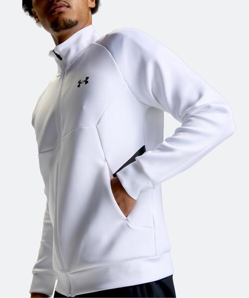 UNDER ARMOUR(アンダーアーマー)の「UAアーマーニット ジャケット(トレーニング/メンズ)(ジャージ・メンズ・ホワイト・M/L/XL/2XL)」の5枚目の写真
