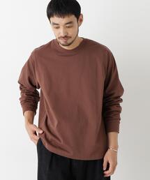 WEB限定/度詰めプレーティングクロップドTシャツ長袖