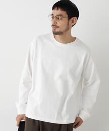 WEB限定/度詰めプレーティングクロップドTシャツ長袖
