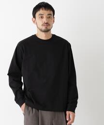 WEB限定/度詰めプレーティングクロップドTシャツ長袖