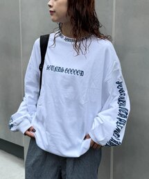 【S.G】襟リブプリントロゴロンTEE