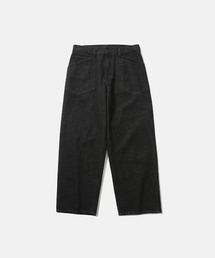 MOIF（モイフ）の「ワイド M35 デニムパンツ / ウォッシュドブラック（デニムパンツ）」