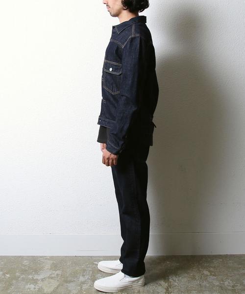 coen（コーエン）の「コーン・デニムジャケット16FW（デニムジャケット・メンズ・ネイビー/ブラック・LARGE/X-LARGE/SMALL/MEDIUM）」の17枚目の写真