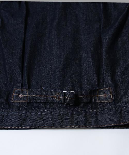 coen（コーエン）の「コーン・デニムジャケット16FW（デニムジャケット・メンズ・ネイビー/ブラック・LARGE/X-LARGE/SMALL/MEDIUM）」の14枚目の写真