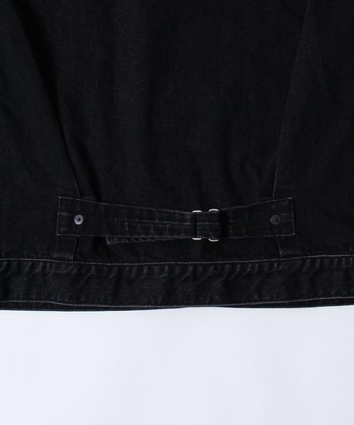 coen（コーエン）の「コーン・デニムジャケット16FW（デニムジャケット・メンズ・ネイビー/ブラック・LARGE/X-LARGE/SMALL/MEDIUM）」の15枚目の写真