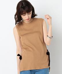 Another Edition | テレコノースリーブプルオーバー/AEBFC TCR ﾃﾚｺ NSL PO●(Tシャツ/カットソー)