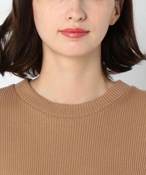 Another Edition(アナザーエディション)の「テレコノースリーブプルオーバー/AEBFC TCR テレコ NSL PO◆(Tシャツ/カットソー・レディース・グレー/ベージュ・FREE)」の7枚目の写真