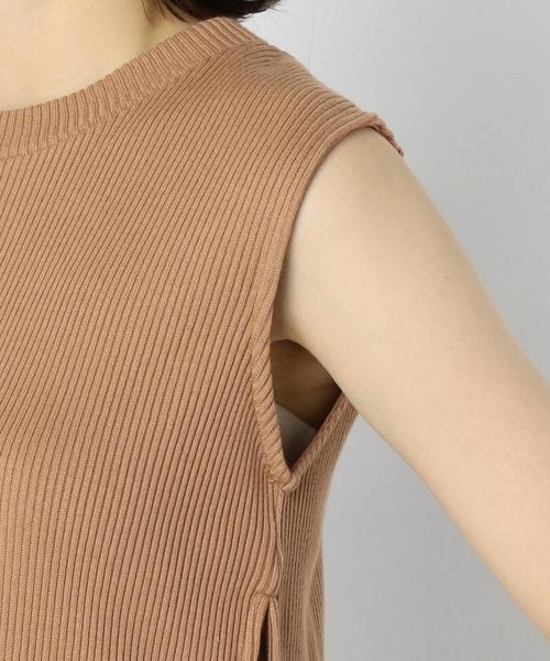 Another Edition(アナザーエディション)の「テレコノースリーブプルオーバー/AEBFC TCR テレコ NSL PO◆(Tシャツ/カットソー・レディース・グレー/ベージュ・FREE)」の8枚目の写真