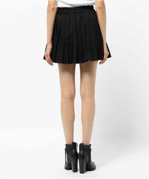 WEGO（ウィゴー）の「WEGO/ラッププリーツミニスカパン（スカート・レディース・グリーン系その他2/レッド系その他2/杢グレー/ブラック/パープル系その他2・FREE）」の8枚目の写真