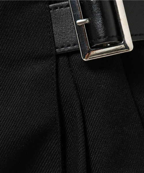 WEGO（ウィゴー）の「WEGO/ラッププリーツミニスカパン（スカート・レディース・グリーン系その他2/レッド系その他2/杢グレー/ブラック/パープル系その他2・FREE）」の14枚目の写真